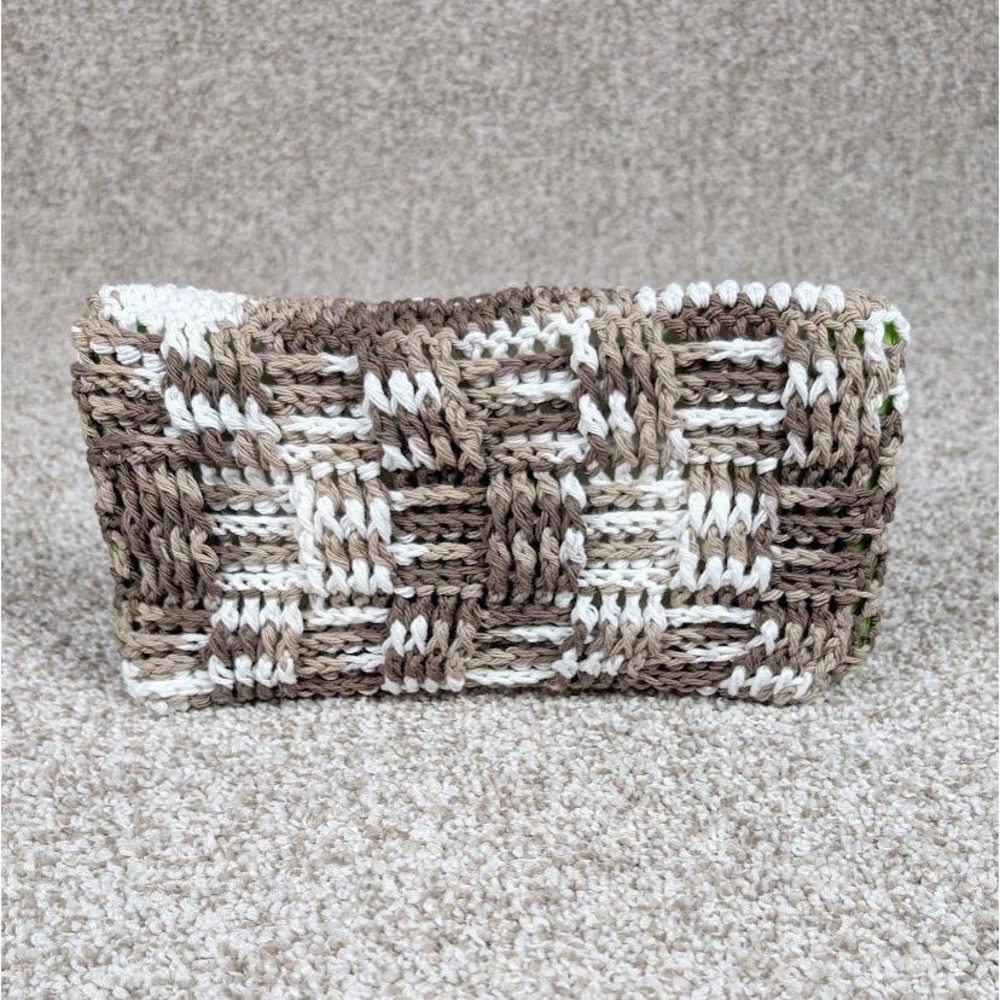 Handmade Crochet Swiffer Cover - Chocolate Milk Reusable Mop Pad Washable Refill